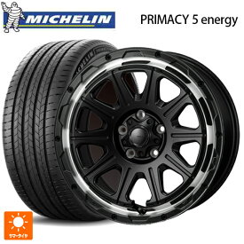 ホンダ ステップワゴン(RP6~8)用 205/60R16 96V XL ミシュラン 正規品 プライマシー5 エナジー ジャパン三陽 ハイブロック レグルス サテンブラック/リムポリッシュ 新品サマータイヤホイール 4本セット