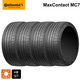 サマータイヤ4本 255/40R20 101Y XL 20インチ コンチネンタル マックスコンタクト MC7 正規品 CONTINENTAL MaxContact MC7 新品