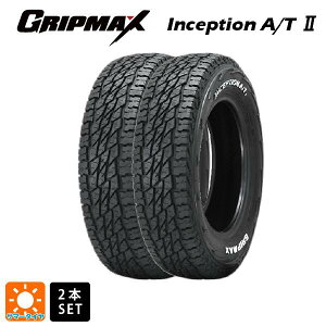 T}[^C2{ 205/R16 110/108Q 16C` Obv}bNX CZvV A/T2 zCg^[ GRIPMAX Inception A/T2(RWL) Vi