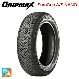 165/55R15 75H 15インチ グリップマックス シュアグリップ A/S ナノ ブラックレター オールシーズンタイヤ 新品1本 GRIPMAX Sure Grip A/S NANO(BSW)