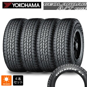 �T�}�[�^�C��4�{ 215/65R16 109/107S 16�C���` ���R�n�} �W�I�����_�[ A/T G015 �z���C�g���^�[ ���K�i # YOKOHAMA GEOLANDAR A/T G015(RWL) �V�i