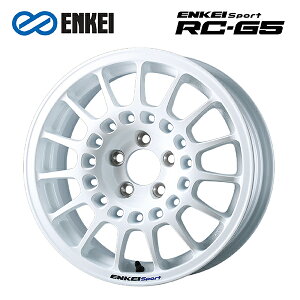 【10/27 10:59迄 全品P5倍&クーポン】エンケイ エンケイスポーツ RC-G5 White 15×7 +48 5/114.3 75新品ホイール1本
