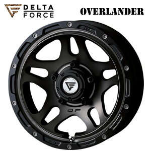 エクシズルライン デルタフォース オーバーランダー マットスモークポリッシュ 16×6 -5 5/139.7 108.8新品ホイール1本
