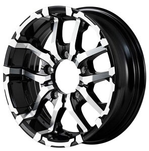 エムアイディー ナイトロパワー M26 クロスファング ブラックメタリック/ミラーカット 16×5.5 +20 5/139.7 108.8新品ホイール1本