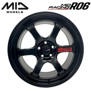 GACfB[ MID[VO R06 ubNGfBV Z~OXubN 18×9.5 +60ʃibgΉ 5/120 64.1VizC[1{