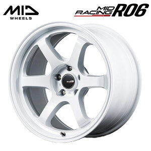 �G���A�C�f�B�[ MID���[�V���O R06 �z���C�g 17×7 +48 5/114.3 73.1�V�i�z�C�[��1�{