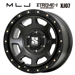 �G���G���W�F�C �G�N�X�g���[��J XJ07 Satin Black 16×6.5 +38 6/139.7 �V�i�z�C�[��1�{