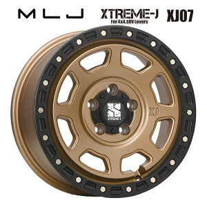�G���G���W�F�C �G�N�X�g���[��J XJ07 Matte Bronze�@BKRim 16×7 +35 5/114.3 �V�i�z�C�[��1�{