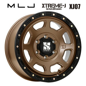 y10/4 20` ő3~OFFN[|zGGWFC GNXg[J XJ07 Matte Bronze@BKRim 16×6.5 +38 6/139.7 VizC[1{