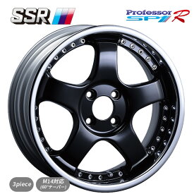 4/20限定 エントリーで最大100％ポイントバックタナベ SSR プロフェッサー SP1R ブラック 17×7 5/114.3 新品ホイール1本