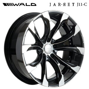 【10/27 10:59迄 全品P5倍&クーポン】ヴァルド ジャレット J 11C ブラック/ポリッシュ 22×10.5 +5 5/130 84新品ホイール1本
