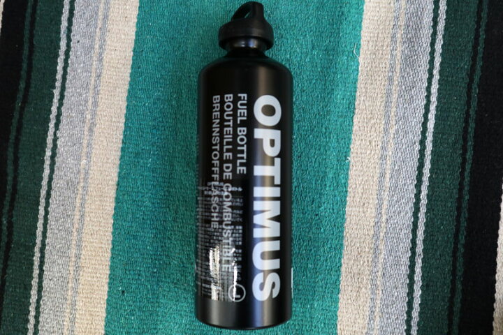 楽天市場】オプティマス黒缶付き 燃料タンクホルダー漏斗付1.0L 携行缶 