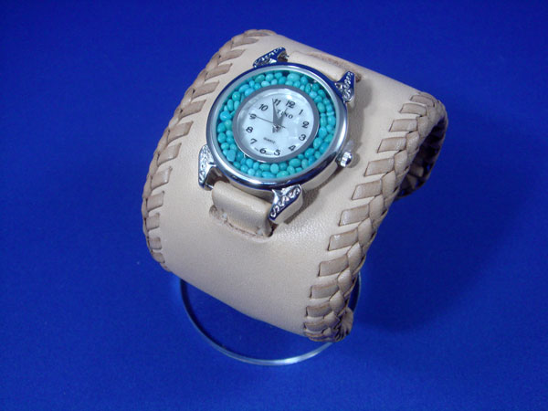 最大80%OFFクーポン ターコイズ腕時計レース仕様 公式 手縫い