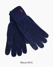 ラルフローレン ラルフ 手袋 メンズ ポロラルフローレン スマホ対応 スマートフォン対応手袋 グローブ ニット ウール混 冬 リサイクル サスティナブル バレンタイン バレンタインギフト POLO RALPH LAUREN Recycled Touch Glove PC0712 メール便送料無料 [M便 1/2]