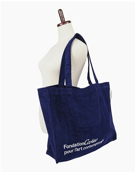 Fondation Cartier コットンコーデュロイ トートバッグ