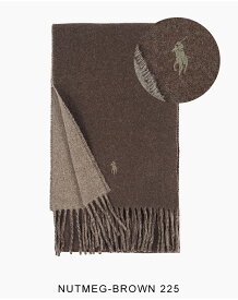 ラルフローレン マフラー メンズ レディース リバーシブル 無地 冬 プレゼント ストール ウール ポロ ポロラルフローレン ギフト プレゼント 男性 女性 POLO RALPH LAUREN Scarf PC0455 クリスマス クリスマスプレゼント メール便送料無料 [M便 1/1]