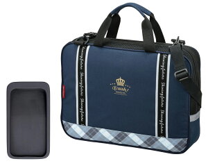 本石硯付 書道セット GA-1300S ネイビー×チェック