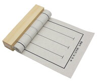 弘梅堂 書道下敷き 半切判 両面罫線入り 持ち運び便利 初心者 (2行・3行・4行用) 厚さ2.7mm 高品質フェル…