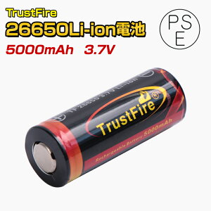 `ECIdr 26650 5000mAh TrustFireА (gXgt@C[Ki) یH  ނ oR Lv AEghA Cg ^ \dr h[ WR dr |[^ud Li-io
