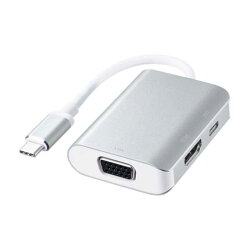 【送料無料】USBTypeC-HDMI/VGA変換アダプタ≪サンワサプライ≫AD-ALCHV