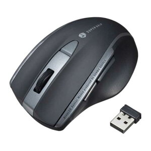 �É����C�����X�u���[LED�}�E�X�i5�{�^���E�u���b�N�j�@��T�����T�v���C��@MA-WBL166BK �y���� �����s�z