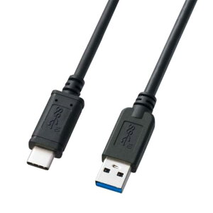 USB3.1 Gen2 Type C-A�P�[�u���i�u���b�N�E1m�j�@��T�����T�v���C��@KU31-CA10 �y���� �����s�z