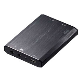HDMIキャプチャー（USB3.2 Gen1・4K パススルー出力付き）　≪サンワサプライ≫　USB-CVHDUVC3　【送料無料】【離島 発送不可】