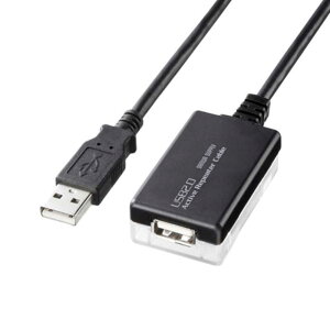 12m延長USBアクティブリピーターケーブル ≪サンワサプライ≫ KB-USB-R212N 【離島 発送不可】