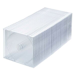 Blu-ray・DVD・CDケース(30枚セット・クリア) ≪サンワサプライ≫ FCD-PN30CLN 【離島 発送不可】