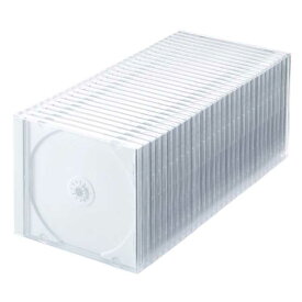 Blu-ray・DVD・CDケース（30枚セット・ホワイト）　≪サンワサプライ≫　FCD-PN30WN 【離島 発送不可】