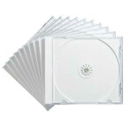 Blu-ray・DVD・CDケース（10枚セット・ホワイト）　≪サンワサプライ≫　FCD-PN10WN 【離島 発送不可】