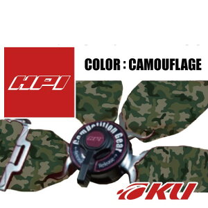 HPI レーシングハーネス 4点式(3インチ)カモフラージュ FIA公認 運転席側 HPRH-4900CF-R