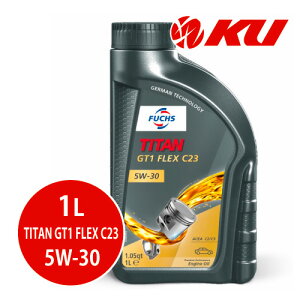 ���{���K�i FUCHS TITAN GT1 FLEX C23 SAE 5w-30 1L×1�� �t�b�N�X �^�C�^�� �t���b�N�X�@5w30