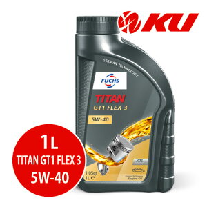 {Ki FUCHS TITAN GT1 FLEX 3 SAE 5w-40 1L×1 ACEA C3 API SN/SM dexos2TM GWIC tbNX ^C^ tbNX3 5w40
