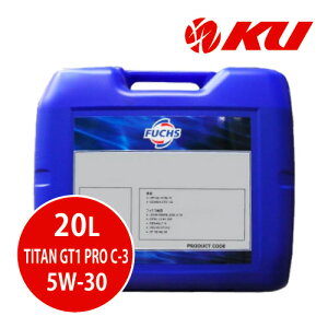{Ki FUCHS TITAN GT1 PRO C-3 SAE 5w-30 20L×1 ACEA C3 API SN GWIC tbNX ^C^ v 5w30