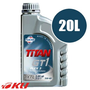 {Ki FUCHS TITAN GT1 FLEX 3 SAE 5w-40 20L ACEA C3 API SN/SM dexos2TM GWIC tbNX ^C^ tbNX3 5w40