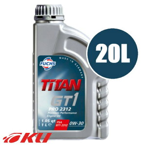 {Ki FUCHS TITAN GT1 PRO 2312 SAE 0w-30 20L ACEA C2 GWIC tbNX ^C^ v 0w30