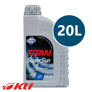 {Ki FUCHS TITAN SUPERSYN F ECO-B SAE 5W20 20L tbNX ^C^ X[p[V GR