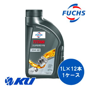 {Ki FUCHS TITAN SUPER SYN SAE 10w-60 1L×12 1P[X tbNX ^C^ X[p[ V 10w60