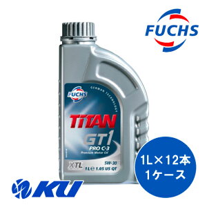 {Ki FUCHS TITAN GT1 PRO C-3 SAE 5w-30 1L×12 1P[X ACEA C3 API SN GWIC tbNX ^C^ v 5w30