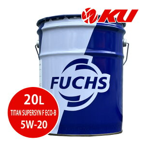 {Ki FUCHS TITAN SUPERSYN F ECO-B SAE 5W20 20L×1 ACEA C5 API SN tbNX ^C^ X[p[V GR