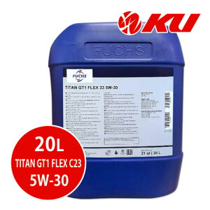 ���{���K�i FUCHS TITAN GT1 FLEX C23 SAE 5w-30 20L×1�� �t�b�N�X �^�C�^�� �t���b�N�X�@5w30