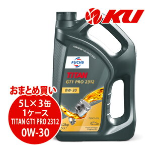 {Ki FUCHS TITAN GT1 PRO 2312 SAE 0w-30 5L×3 1P[X ACEA C2 GWIC tbNX ^C^ v 0w30