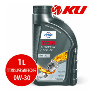 {Ki FUCHS TITAN SUPERSYN F ECO-FE SAE 0W-30 1L×1 ACEA C2 GWIC tbNX ^C^ X[p[V 0w30