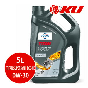 {Ki FUCHS TITAN SUPERSYN F ECO-FE SAE 0W-30 5L×1 ACEA C2 GWIC tbNX ^C^ X[p[V 0w30