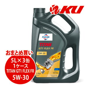 {Ki FUCHS TITAN GT1 FLEX FR SAE 5W-30 5L×3 1P[X ACEA C3/C2 API SP GWIC tbNX ^C^ tbNX 5w30