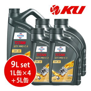{Ki FUCHS TITAN GT1 PRO C-3 SAE 5w-30y9Lz1L×4+5L×1 9LZbg ACEA C3 API SN GWIC tbNX ^C^ v 5w30