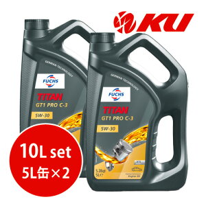 {Ki FUCHS TITAN GT1 PRO C-3 SAE 5w-30y10Lz5L×2 10LZbg ACEA C3 API SN GWIC tbNX ^C^ v 5w30
