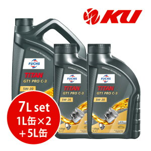 {Ki FUCHS TITAN GT1 PRO C-3 SAE 5w-30y7Lz1L×2+5L×1 7LZbg ACEA C3 API SN GWIC tbNX ^C^ v 5w30