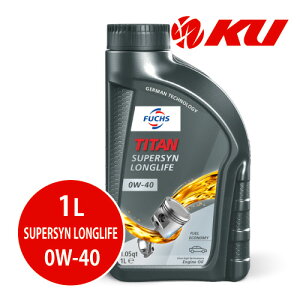{Ki FUCHS TITAN SUPERSYN LONGLIFE SAE 0w-40 1L×1 ACEA A3/B4 API SN tbNX ^C^ X[p[V OCt 0w40